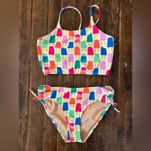 Crewcuts Girls 2-piece swim in ice-pop print